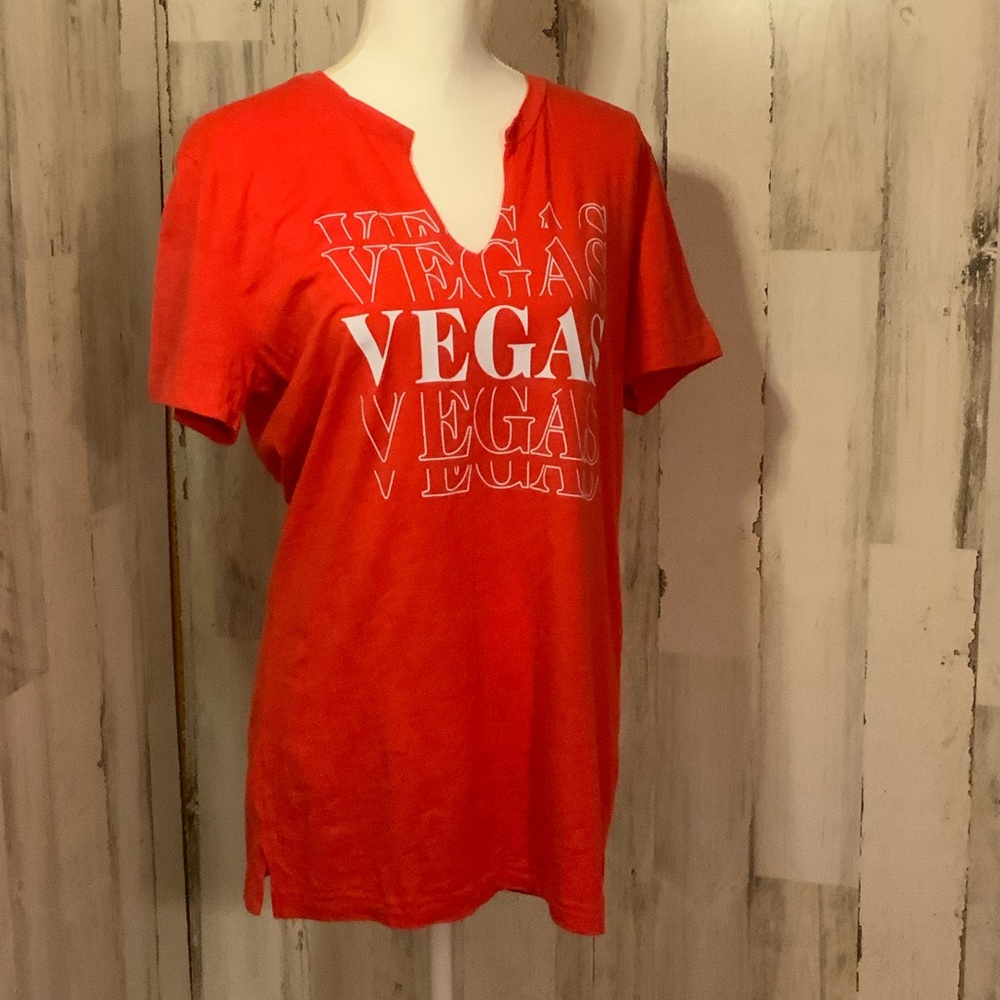 PINK Victoria's Secret Red Vegas Tee